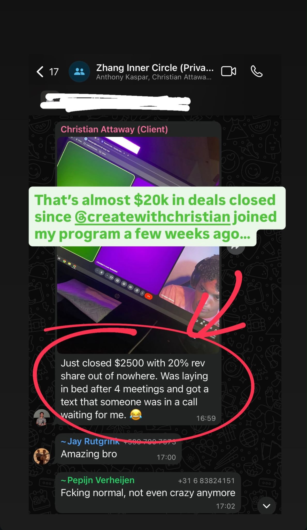 Sales Wizards client result